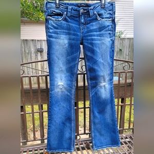 Silver Aiko distressed mid boot